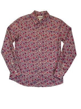 J.Crew The Perfect Shirt Floral Cotton Button Down Fall 2012 Size 6